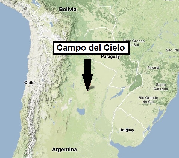 A Campo delé Cielo meteoritmező.