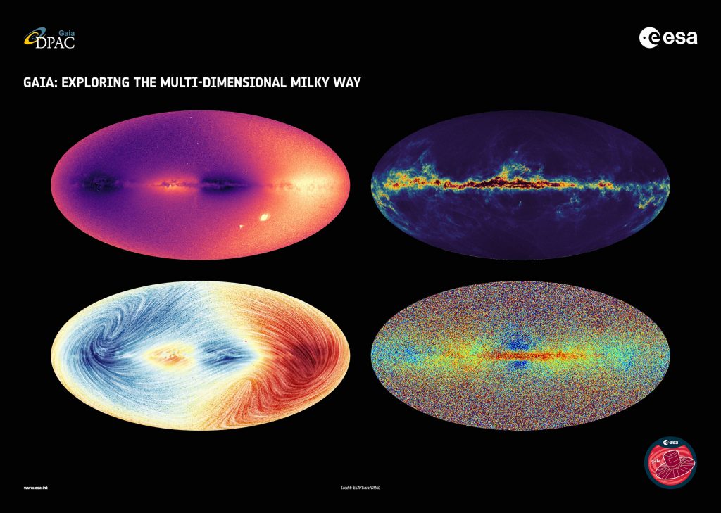 Furcsa csillagokat talált a Tejútrendszer eddigi legrészletesebb térképén a Gaia űrtávcső