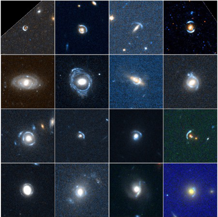 198 erős gravitációs lencsét fedeztek fel önkéntesek a Hubble archívumában