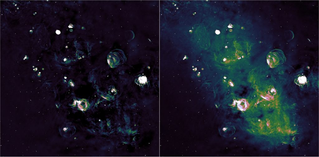 Két nagy rádióteleszkóp együttes ereje keresi a hiányzó szupernóva-maradványokat