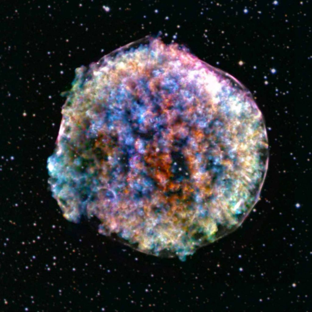 Lassan halványodó “zombi csillag” maradt a 842 éve felrobbant szupernóva helyén