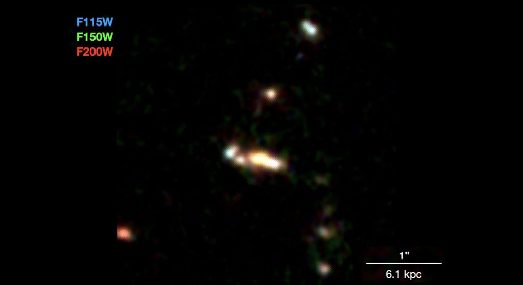 Ősi galaxiskeletkezést örökített meg a James Webb érzékeny műszere