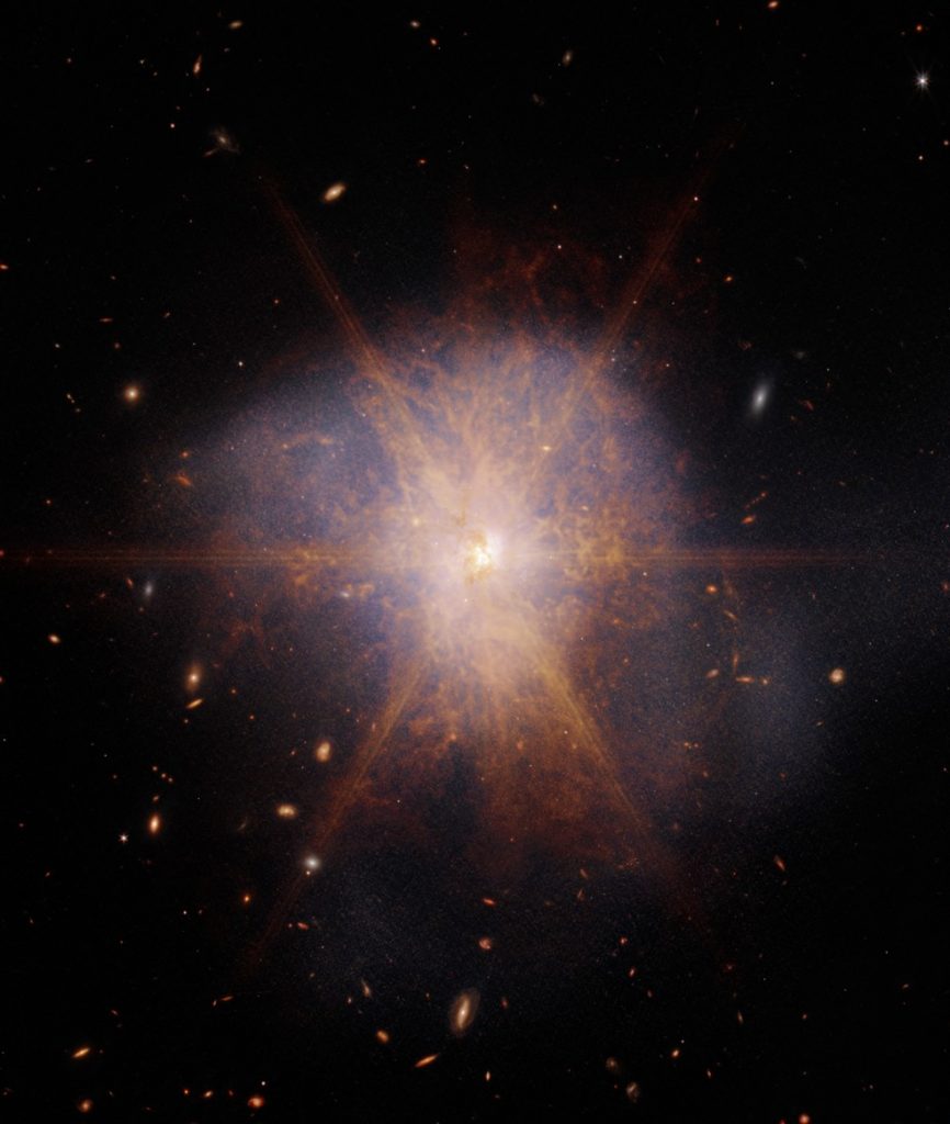 Káprázatos galaxisütközést fotózott a James Webb-űrtávcső
