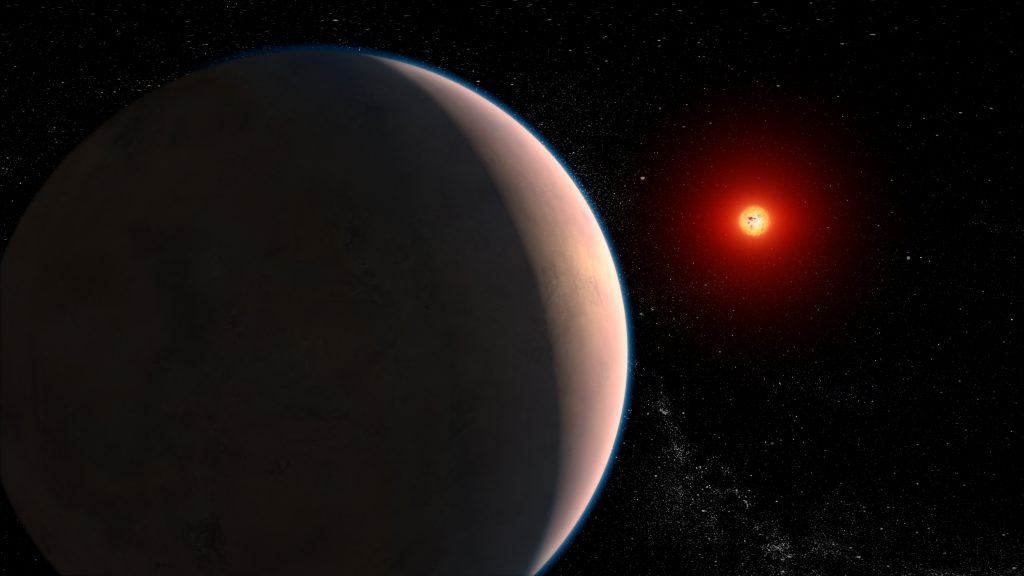 Vízpárát talált a James Webb: a kőzetbolygó vagy a központi csillag a jelek forrása?