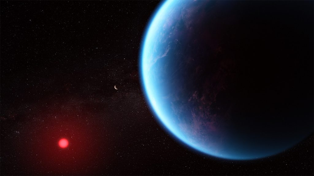 Izgalmas molekulákra  bukkant a James Webb-űrtávcső egy lakhatósági zónában keringő masszív kőzetbolygó légkörében