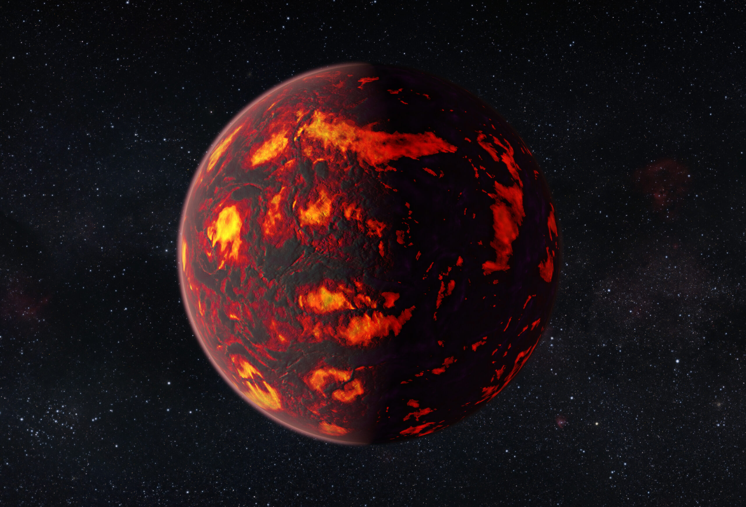 How much iron does a lava planet’s atmosphere contain?