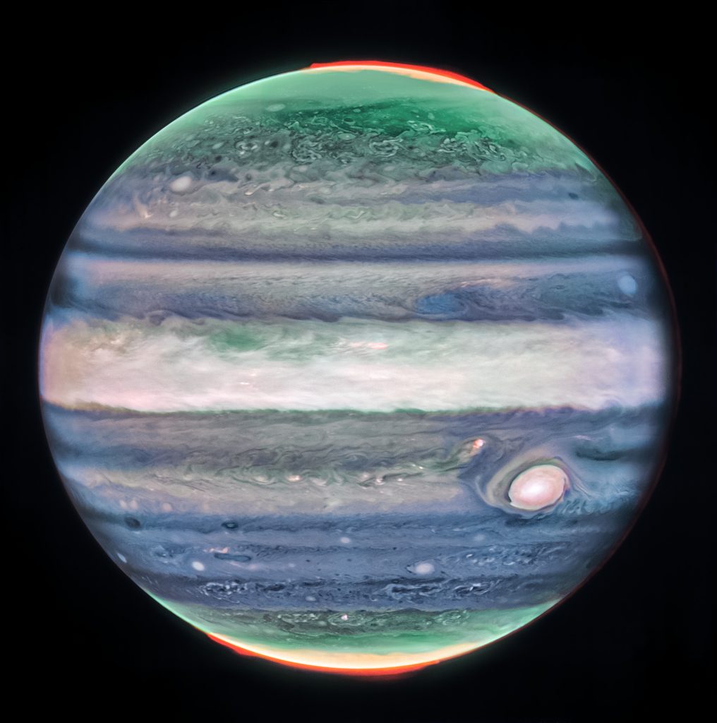 A  Jupiter légkörének új vonását fedezte fel a James Webb-űrteleszkóp