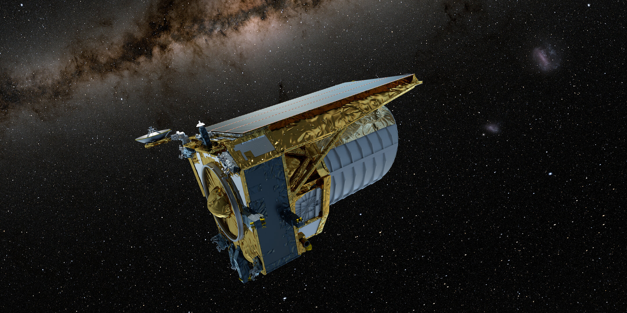 The view of the new European Space Telescope was damaged, then restored