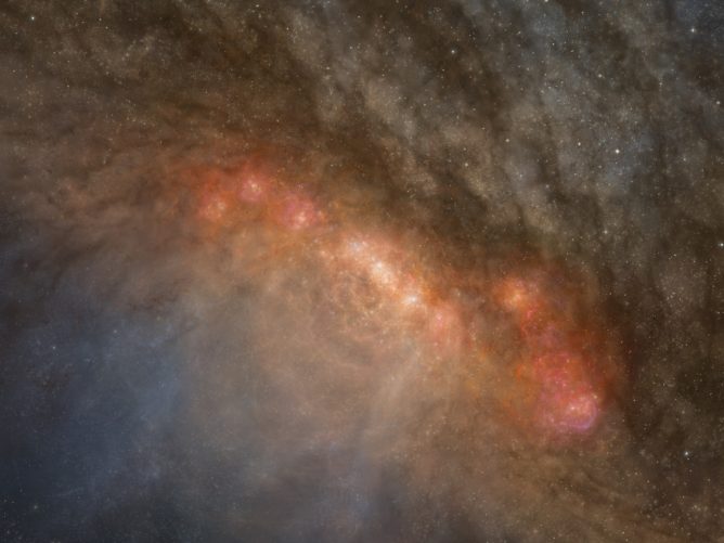 Milyen molekulák léteznek egy csillagontó galaxisban? &#8211; Az ALMA részletes válasza
