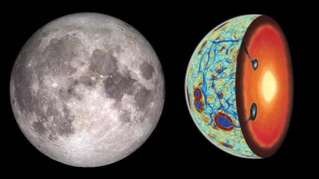 What exactly happened when the moon's surface “resurfaced” 4.2 billion years ago?